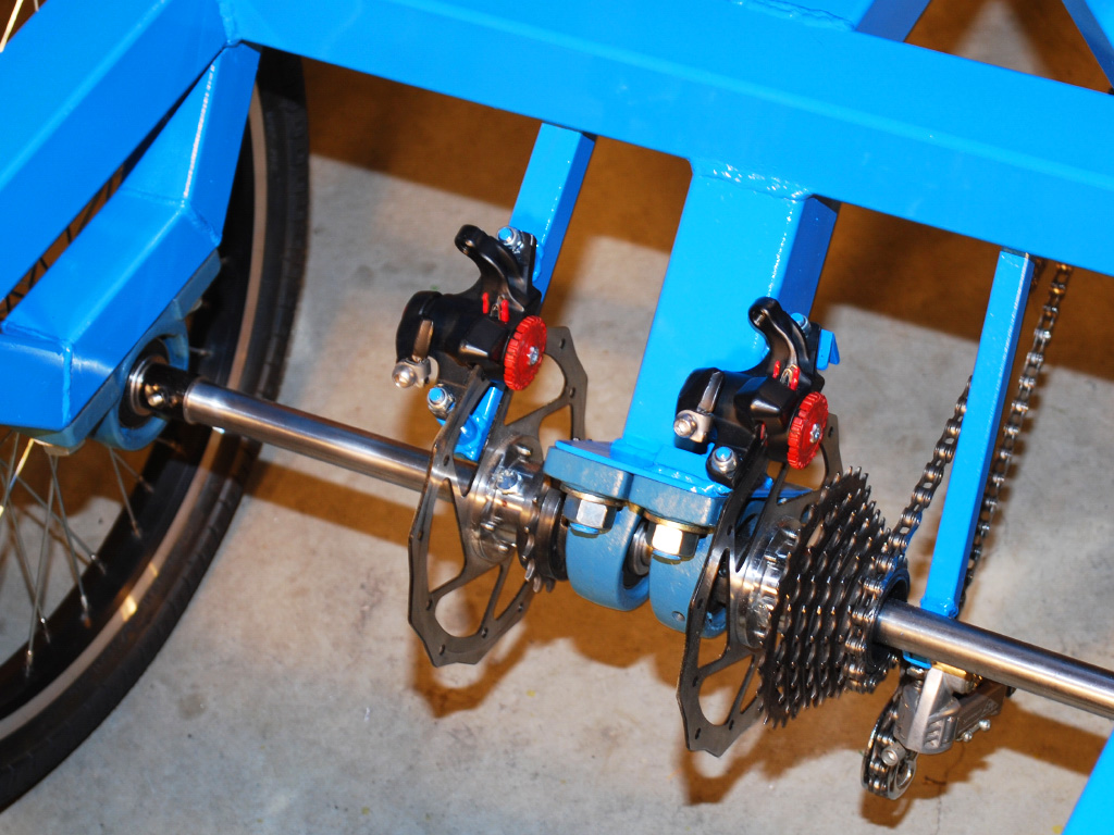 LodeRunner Utility Trike - delta trike axles